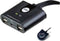 Aten US224 - USB 2.0 Schakelaar - 4 USB apparaten op 2 PC's - 1,2m kabel (2 stuks)