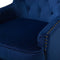 Fauteuil VIBORG II Fluweel Marineblauw