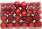 vidaXL - 111-delige - Kerstballenset - polystyreen - rood