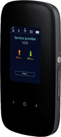 Zyxel LTE2566-M634 draadloze router Dual-band (2.4 GHz / 5 GHz) 4G Zwart