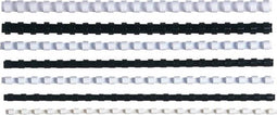 GBC - Bindrug 8mm 21rings A4 zwart 100 stuks