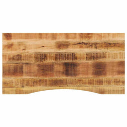vidaXL - Bureaublad - met - ronding - 110x60x2,5 - cm - massief - ruw - mangohout