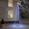 vidaXL - Kerstboom - met - grondpin - 310 - LED's - blauw - 300 - cm