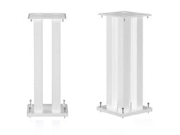 NorStone Stylum Square - Luidsprekerstandaard 60 cm - Trillingsabsorptie - Wit