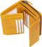 Portefeuille Mika geel - dames 15x12,5x4cm