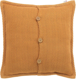 Kussenhoes Alexandra House Living Mosterd 50 x 50 cm