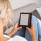imoshion E-reader Hoesje - Geschikt voor Tolino Shine 4, Kobo Clara 2E - Vegan Leather Bookcase - Donkerbruin