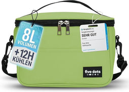Five Dots Koeltas - Compact 7L - Isoleert eten - Groen