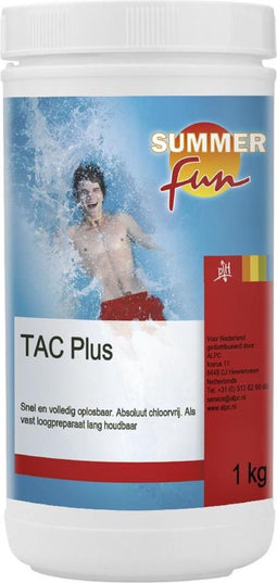 TAC plus - Totale alkaliniteit - Ph plus - Summer fun - 1 kg - Onderhoud - Ph Waarde - TAC PLUS - Onderhoud -Waterbehandeling