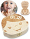 PEACE Tandendoosje Meisjes - Houten Bewaardoosje Melktanden - Haarlokdoosje - Bruin