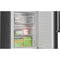 BOSCH KGN39VXAU - Koelvriescombinatie - NoFrost - Geborsteld zwart staal - 203x60x67 cm