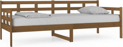 vidaXL - Slaapbank - massief - grenenhout - honingbruin - 80x200 - cm