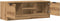 vidaXL - Tv-meubel - 102x35x36,5 - cm - bewerkt - hout - artisanaal - eikenkleur