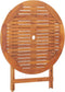 vidaXL - Tuintafel - inklapbaar - 90x75 - cm - massief - acaciahout