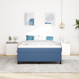 vidaXL - Bedframe - Blauw - 160x200 - cm - Corduroy - Stof