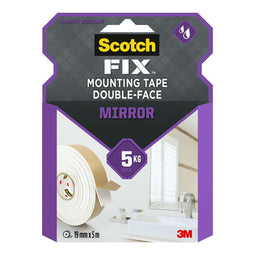 Dubbelzijdig plakband Scotch 19 mm x 5 m Transparant Spiegels