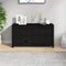 vidaXL - Dressoir - 100x40x54 - cm - massief - grenenhout - zwart
