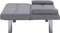 vidaXL - Slaapbank - met - twee - kussens - polyester - lichtgrijs