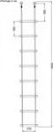 Touwladder PP touw 8 sporten 2,8m