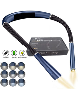BP® Nekleeslamp Blauw - Neklampje voor Haakwerk - Nek Leeslamp