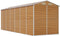 vidaXL - Tuinschuur - 191x555x198 - cm - gegalvaniseerd - staal - lichtbruin