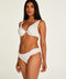 Hunkemöller Scallop - Dames Bikinitop Niet-voorgevormd met Beugel - Wit - maat 80A