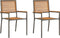 vidaXL - Opberg - Tuinstoelen - 2 - stuks - Grijs - Poly - Rattan