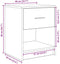 vidaXL - Nachtkastjes - 2 - st - met - lade - 40x34x50 - cm - wit