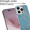 imoshion Hoesje Geschikt voor iPhone 14 Pro Hoesje Siliconen - imoshion Design hoesje - Blauw / Blue Graphic