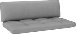 vidaXL - Palletkussens - 2 - st - stof - grijs