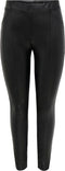 ONLY ONLJESSIE FAUXLEATHER LEGGING OTW NOOS - Imitatieleren broek - Slim fit - Zwart
