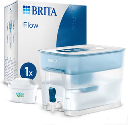 Brita Flow waterfiltersysteem 8,2L incl. 1 MAXTRA PRO filter - vermindert PFAS en kalk
