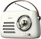 Savio RS-02 - Draagbare Radio - FM-Radio Bluetooth 5.3 - Wit