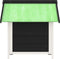 vidaXL - Hondenhok - 65x65x61,5 - cm - massief - grenenhout - grijs