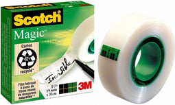 Tape scotch 810 19mmx33m onzichtbaar | 6 stuks
