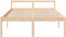 vidaXL - Seniorenbed - massief - grenenhout - wit - 120x190 - cm