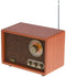 Adler AD 1171 - Retro Radio - Bluetooth FM AM - Bruin