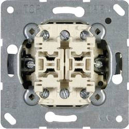 Jung 509 U Dubbele wisselschakelaar Inzetstuk LS 990, AS 500, CD 500, LS design, LS plus, FD design, A 500, A plus, A c