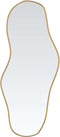 vidaXL - Wandspiegel - 70x30 - cm - goudkleurig