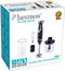 Bestron Staafmixer Set, Staafmixer met Hakmolen, Garde, Maatbeker & Blender, 4-1 Set, 600 Watt, kleur: Zwaart/zilver