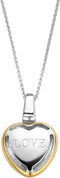 TI SENTO Dames Hanger - 925 zilver - Zirkonia met geel verguld - 6801ZY