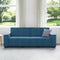 vidaXL - Driezitsbank - 180 - cm - fluweel - blauw