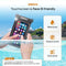 Drivv. Luxe Waterdicht Telefoonhoesje - Drijvend - Dubbele Klipsluiting - Tot 6.8 inch - Zwart
