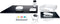 Sigel Eyestyle SA105 - Muismat - Kunstleer - Zwart/Wit