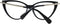 Max Mara MM5006 54001 bril zonder sterke - Dames - Zwart