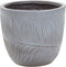 FTERO - Bloempot - Grijs - 28 x 28 x 16 cm - Kleivezel