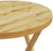 vidaXL - Tuintafel - inklapbaar - Ø - 55x75 - cm - bamboe