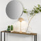 SoBuy FSB19-XL-N - Consoletafel - Smal Design Ruimtebesparend Hout/Metaal - Natuur/Zwart 120x20x80cm
