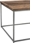 J-Line Salon Tafel Shanil Hout/Ijzer Naturel/Grijs - 120.5 x 70 x 47 cm