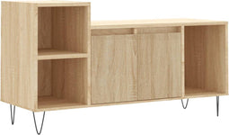 vidaXL - Tv-meubel - 100x35x55 - cm - bewerkt - hout - sonoma - eikenkleurig